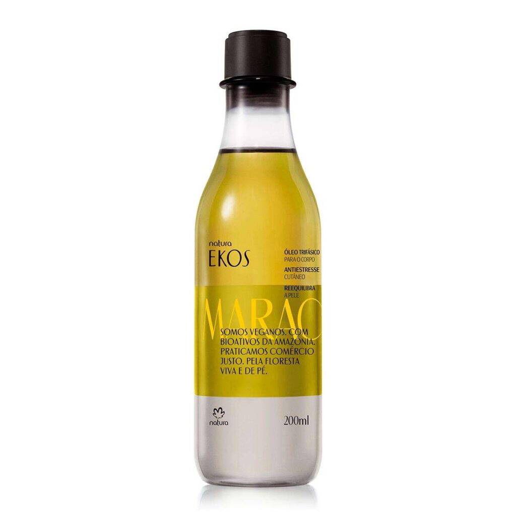 imagem de frasco do óleo trifásico da linha ekos natura