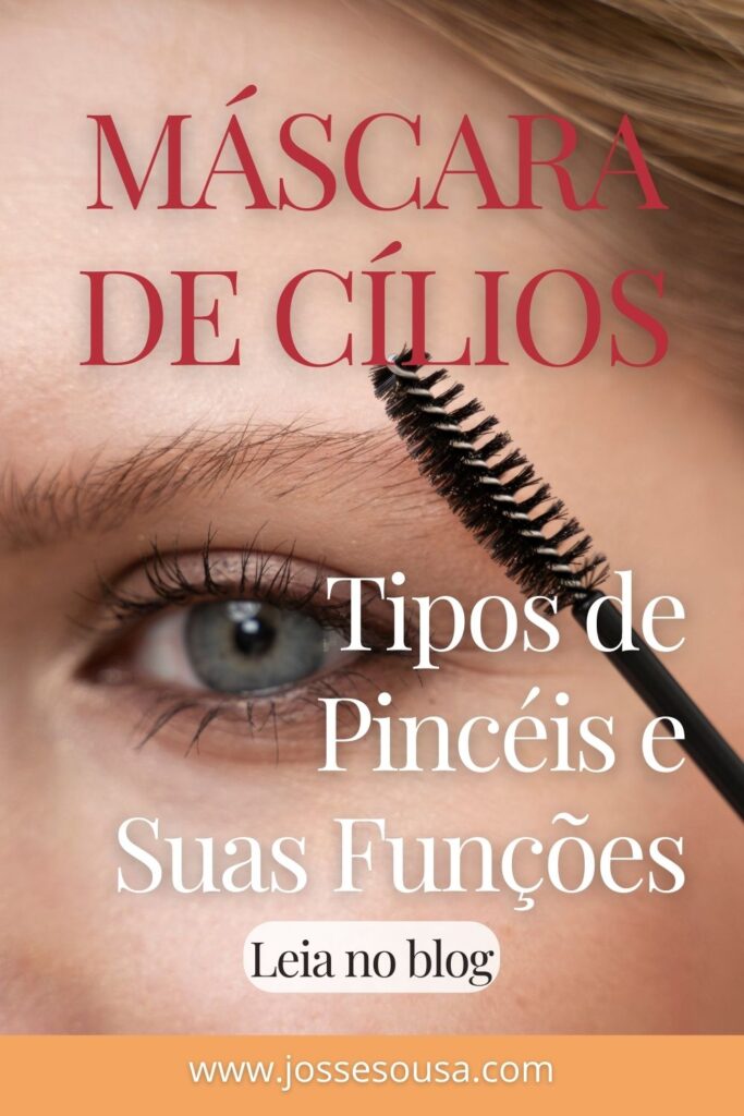 imagem de olho com pincel de Máscara de Cílios: Tipos de Pincéis e Suas Funções