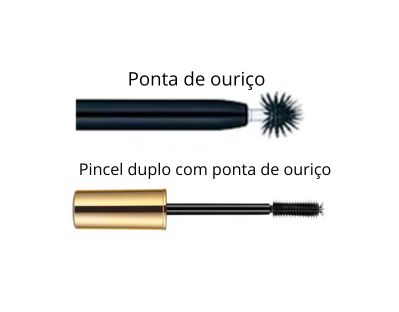 Pincel de máscara de cílios tipo ouriço
