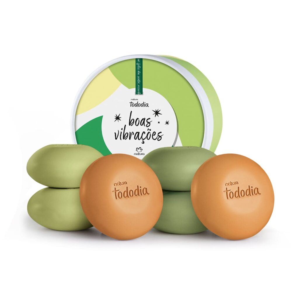 Mini Sabonetes Natura Tododia, com caixa