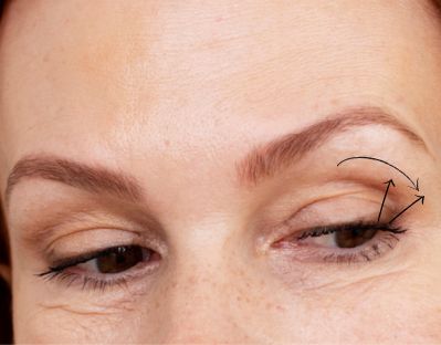 pálpebra de mulher pele madura, como aplicar a sombra