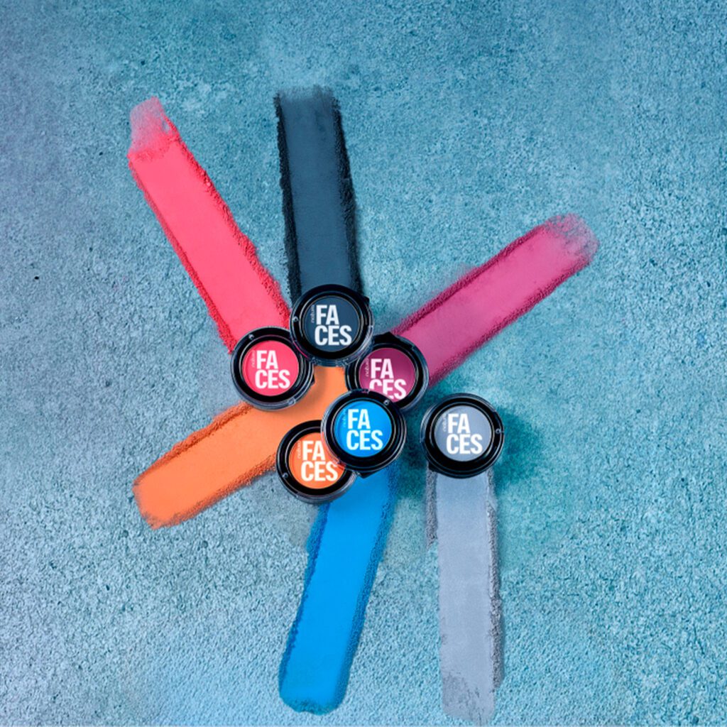 paletas de sombras nano faces natura