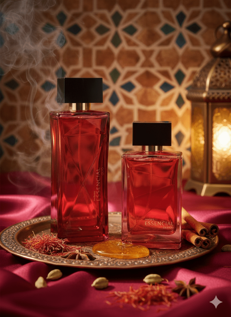 perfumes essencial safran, Perfumes Árabes da Natura e Avon