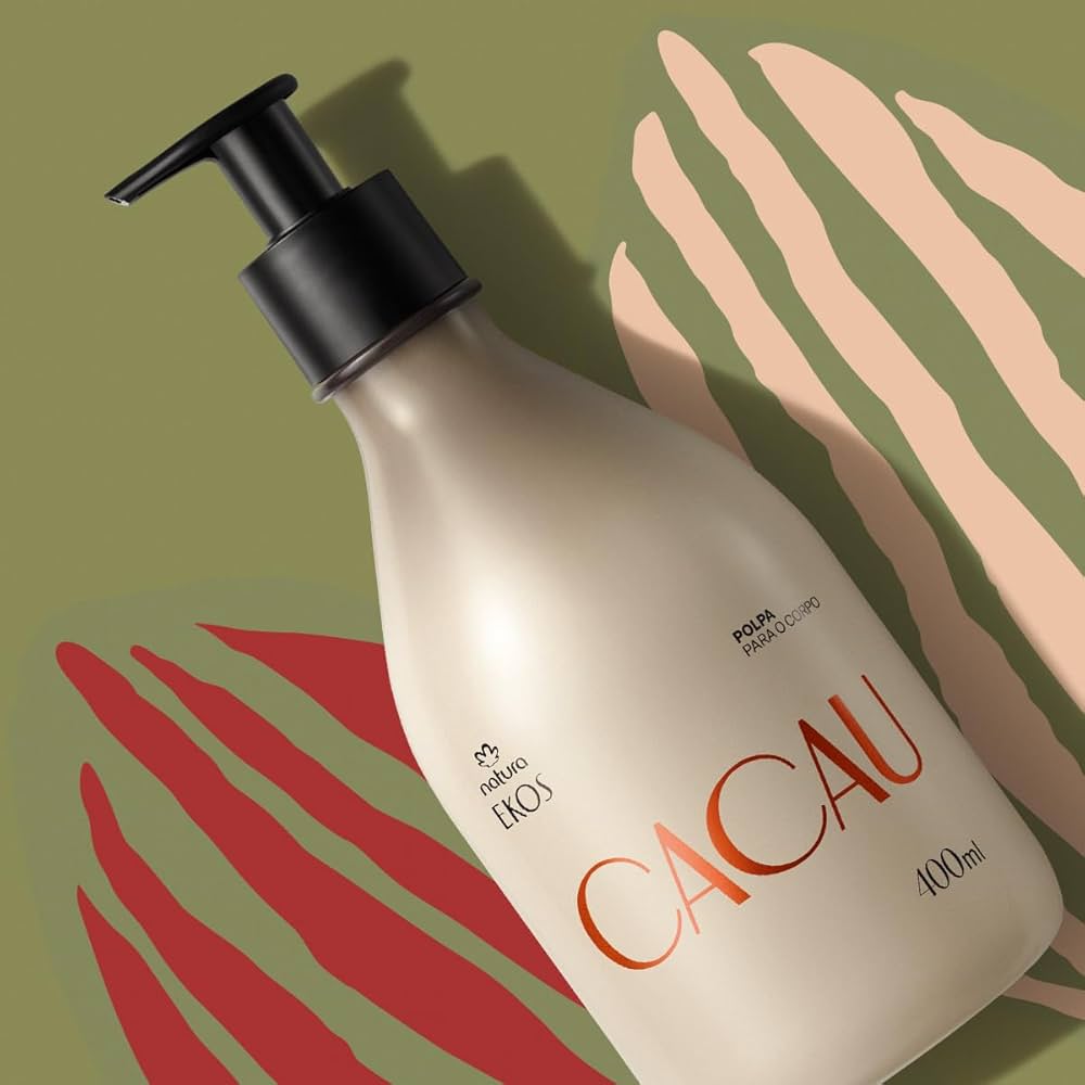 frasco de hidratante corporal ekos cacau um dos Produtos Natura vencedores do Prêmio Glamour de Beleza 2026