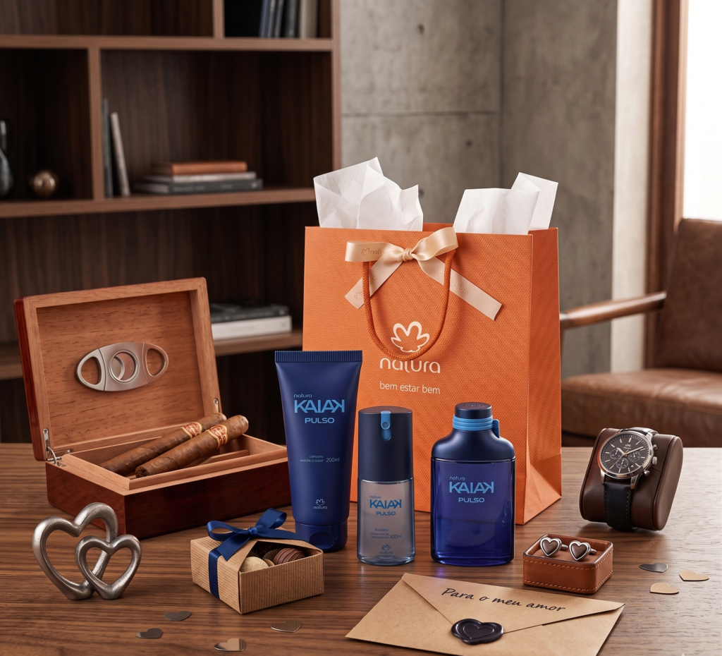 Presente Kaiak Pulso Masculino com Nécessaire – Frescor e Energia